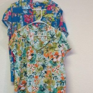 Two awesome new tops.  Wonderful spring/summer